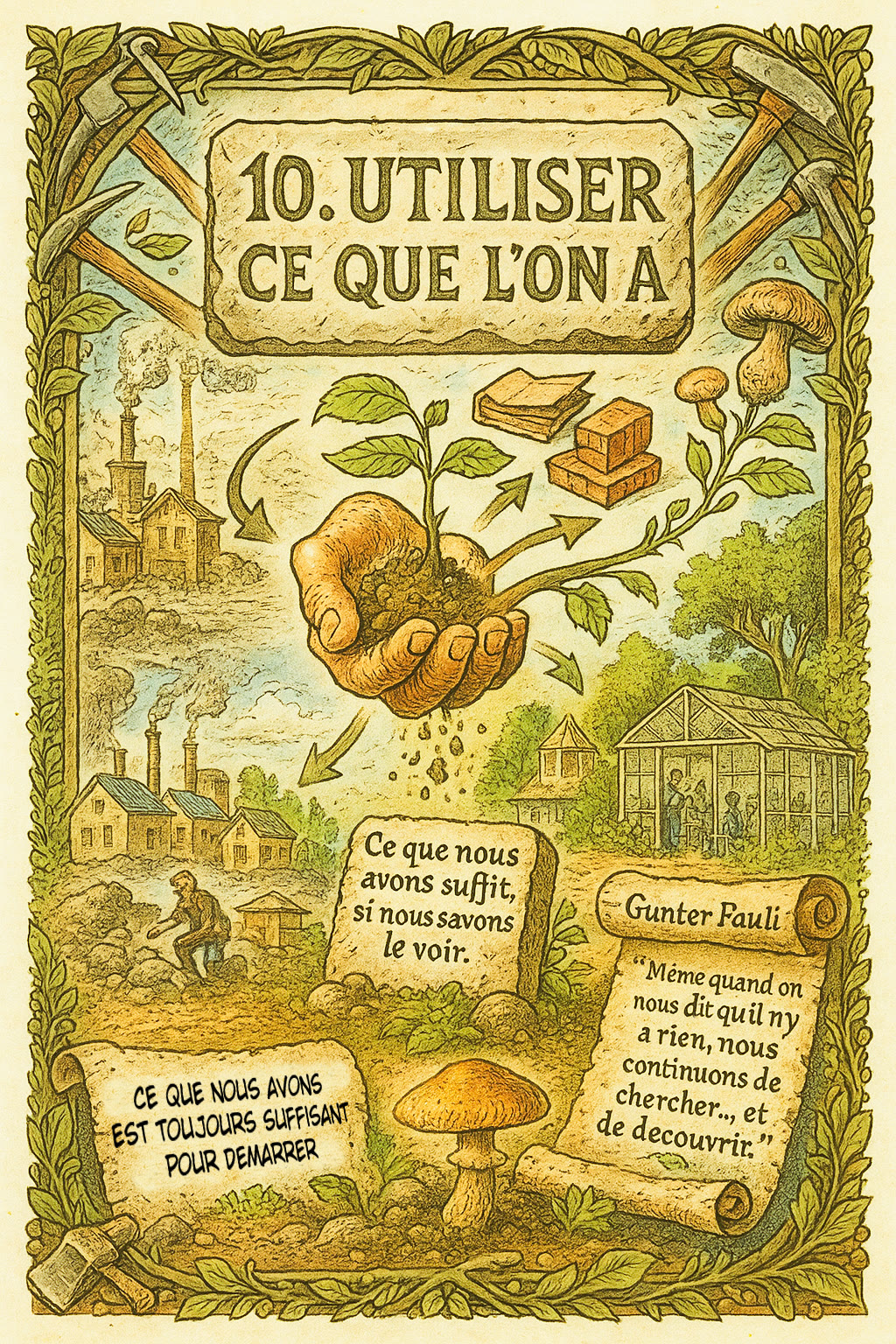 Création de valeur avec ce qui est localement disponible
